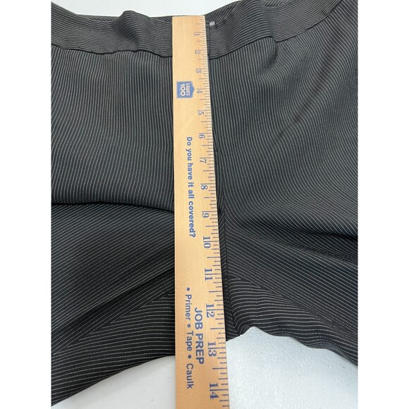 Ann Taylor Women's Margo Dress Pants Black White Pinstripe Virgin Wool Size 10 - Picture 9 of 12